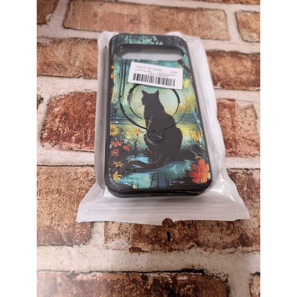 Black Cat Phone Case Cover For Google Pixel 10 Pro XL Military Magnetic Ring - Picture 9 of 10